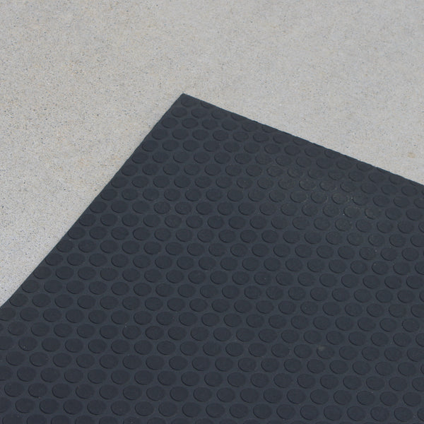 VANDECK Universal Cargo Van Flooring, 4mm 70" x 123" Coin Top Rubber Flooring