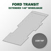 VANDECK Custom Fit Ford Transit 148 Extended Van Floor Mat (2015+), Coin Top, Heavy Duty Rubber Cargo Liner