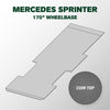 VANDECK Custom Fit Mercedes Sprinter 170 Van Floor Mat (2015+), Coin Top, Heavy Duty Rubber Cargo Liner