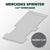 VANDECK Custom Fit Mercedes Sprinter 144 Van Floor Mat (2015+), Diamond Plate, Heavy Duty Rubber Cargo Liner