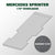 VANDECK Custom Fit Mercedes Sprinter 170 Van Floor Mat (2015+), Diamond Plate, Heavy Duty Rubber Cargo Liner