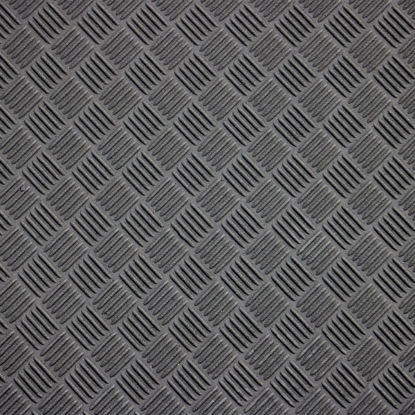 VANDECK Universal Cargo Van Flooring, 4mm 70" x 123" Deck Plate Rubber Flooring