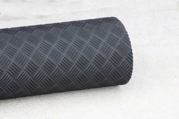 VANDECK Universal Cargo Van Flooring, 4mm 70" x 123" Deck Plate Rubber Flooring