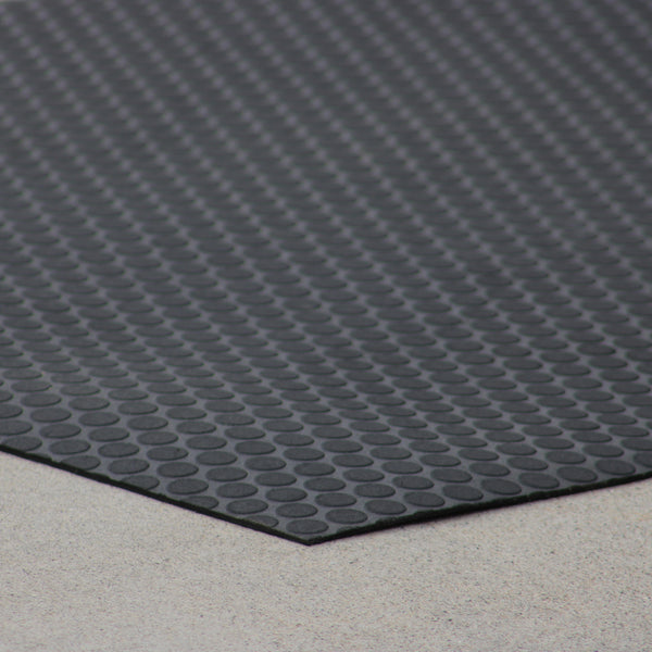 VANDECK Universal Cargo Van Flooring, 4mm 70" x 123" Coin Top Rubber Flooring