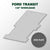VANDECK Custom Fit Ford Transit 130 Van Floor Mat (2015+), Deck Plate, Heavy Duty Rubber Cargo Liner