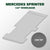 VANDECK Custom Fit Mercedes Sprinter 144 Van Floor Mat (2015+), Coin Top, Heavy Duty Rubber Cargo Liner