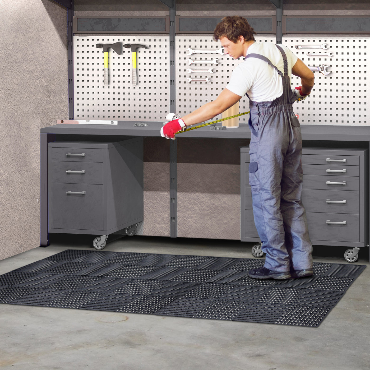 12" x 12" Multi - Purpose Drainage Tile, 10 - pack - Sheets&Rolls.com