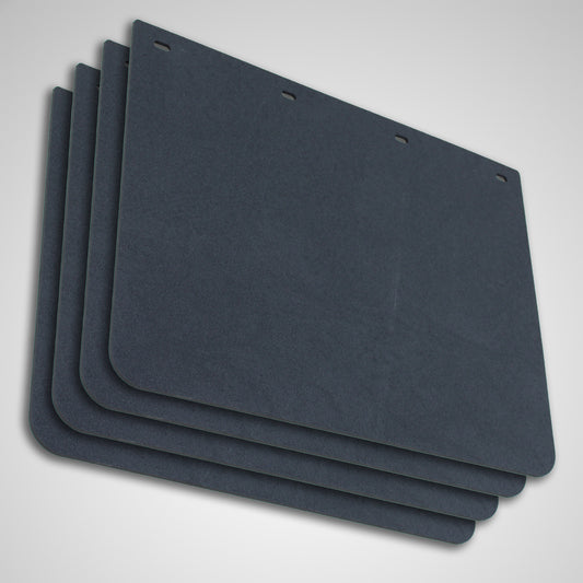 EnviroFlex HD Universal Rubber Mudflaps, 18" x 24", 4 Pack