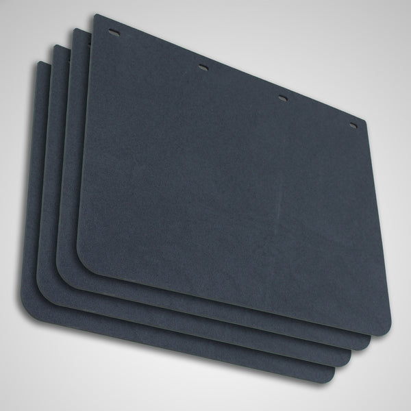 EnviroFlex HD Universal Rubber Mudflaps, 18" x 24", 4 Pack