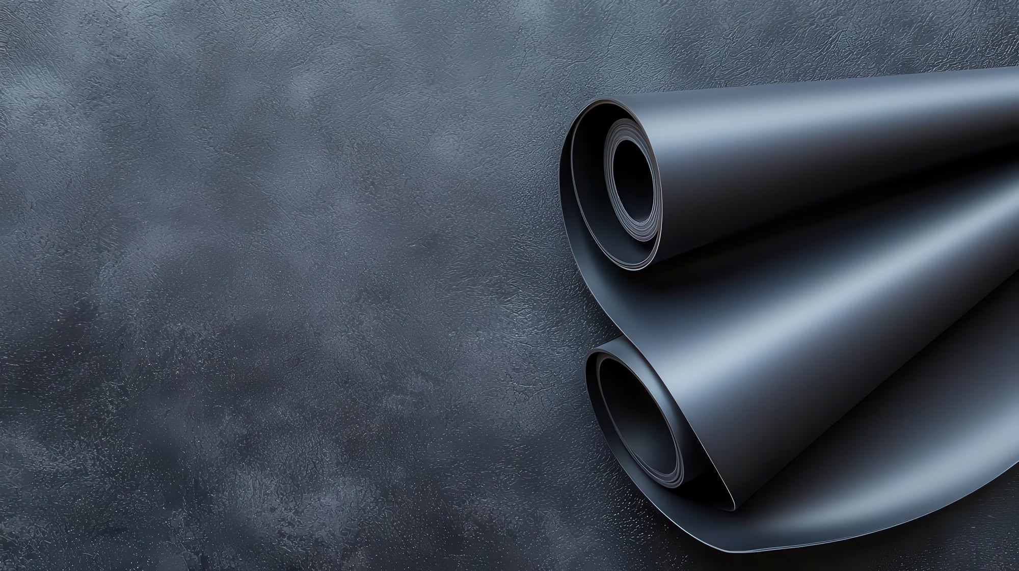 EnviroFlex MLV rolls on textured rubber background