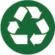 100% Recycled Materials